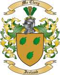 Mc Clery Family Crest from Ireland