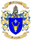 Mc Coinnich Family Crest from Scotland