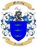 Mc Cotty Family Crest from Ireland