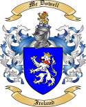 Mc Dowell Family Crest from Ireland
