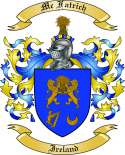 Mc Fatrich Family Crest from Ireland