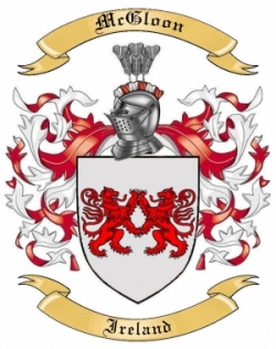 Mc Gloon Family Crest from Ireland