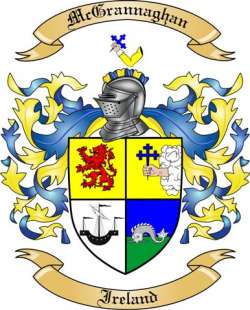 Mc Grannaghan Family Crest from Ireland
