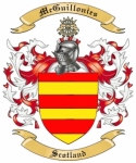 Mc Guillonies Family Crest from Scotland