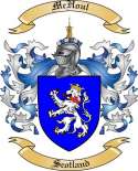 Mc Houl Family Crest from Scotland