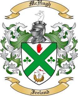 Mc Hugh Family Crest from Ireland