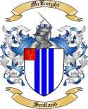 Mc Knight Family Crest from Scotland