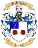 Mc Knights Family Crest from Ireland