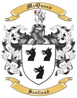 Mc Queen Family Crest from Scotland2