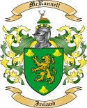 Mc Rannell Family Crest from Ireland