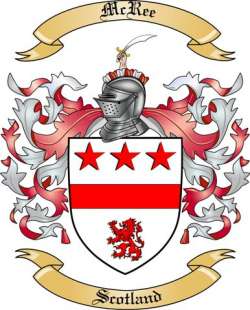 Mc Ree Family Crest from Scotland
