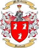 Mc Roberts Family Crest from Scotland