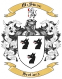 Mc Swan Family Crest from Scotland2