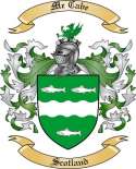 Me Cabe Family Crest from Scotland