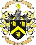 Mead Family Crest from England