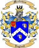 Meadowes Family Crest from England