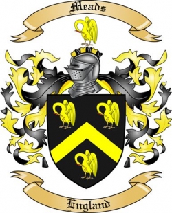 Meads Family Crest from England
