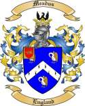 Meadus Family Crest from England