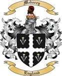 Meberry Family Crest from England