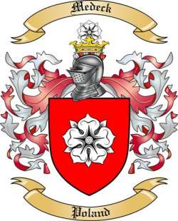 Medeck Family Crest from Poland