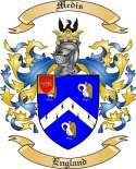 Medis Family Crest from England