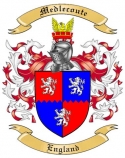 Medlecoute Family Crest from England