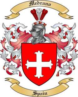 Medrano Family Crest from Spain