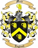 Meed Family Crest from England