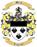 Meek Family Crest from England2