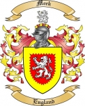 Meek Family Crest from England3