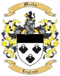 Meeks Family Crest from England