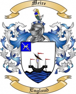Meire Family Crest from England