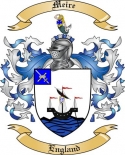 Meire Family Crest from England
