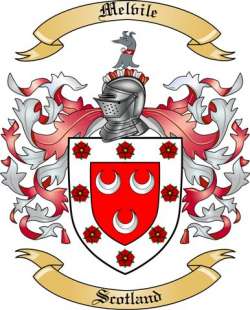 Melvile Family Crest from Scotland