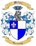 Melzer Family Crest from Germany