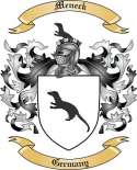 Meneck Family Crest from Germany