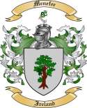 Menefee Family Crest from Ireland