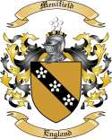 Menifield Family Crest from England