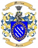 Merino Family Crest from Spain