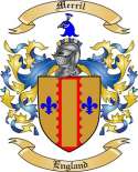 Merril Family Crest from England