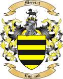 Merriot Family Crest from England2