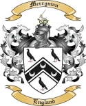 Merryman Family Crest from England