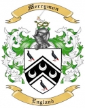 Merrymon Family Crest from England