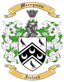 Merrymon Family Crest from Ireland