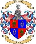 Messere Family Crest from Italy