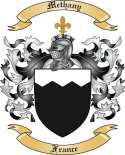 Methany Family Crest from France