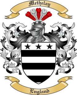 Methelay Family Crest from England
