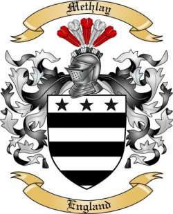 Methlay Family Crest from England
