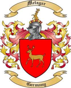 Metzgar Family Crest from Germany
