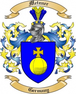 Metzner Family Crest from Germany